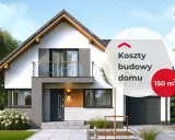 Nowoczesny dom z garażem i balkonem. Sprawdź, jaki jest koszt budowy domu 150m².